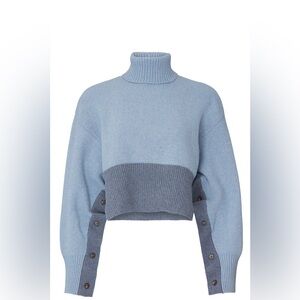 EUC Cedric Charlier Blue Ombre Turtleneck US Size 10